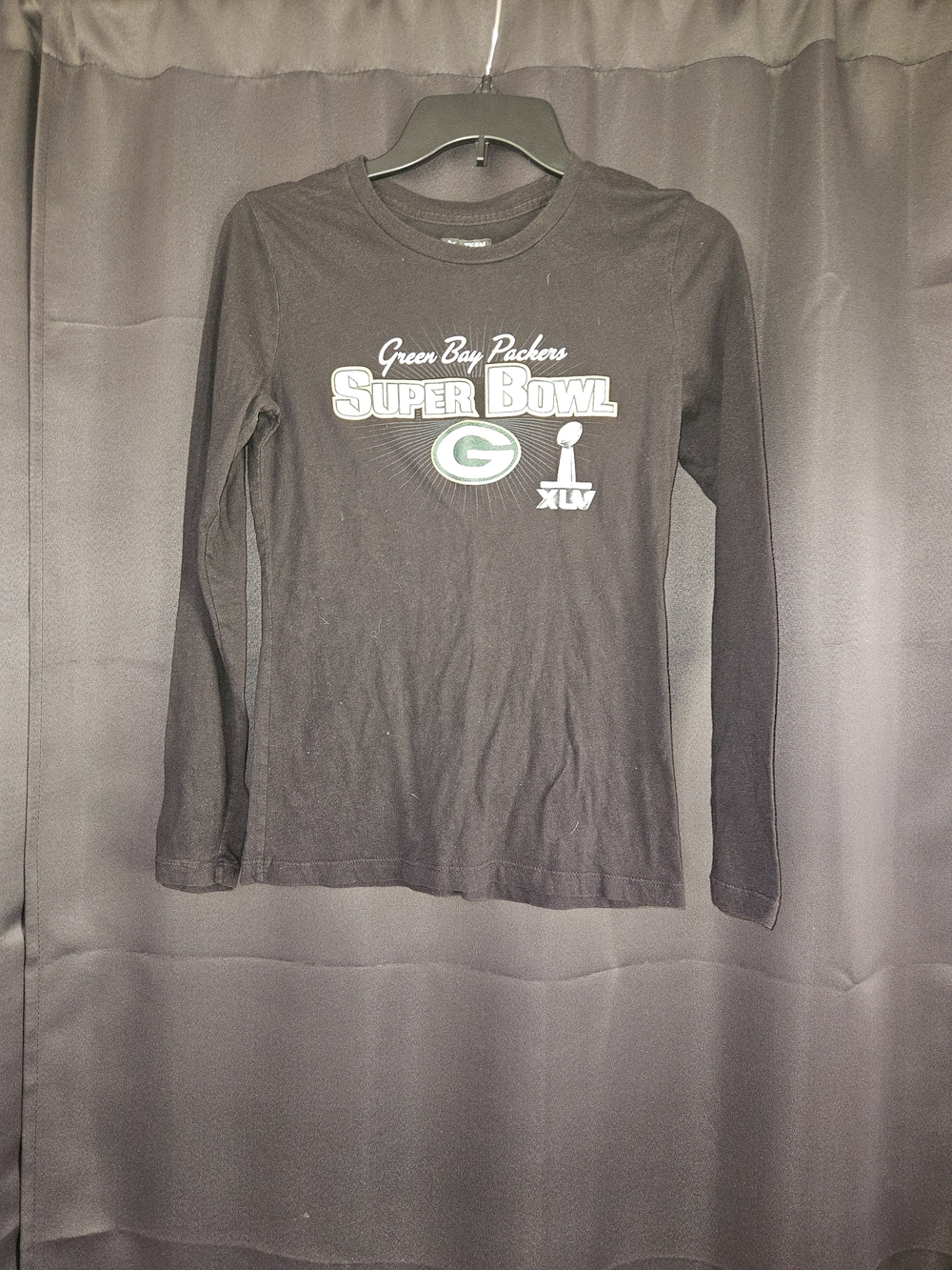 NFL Team Apparel Women's Black Green Bay Packers Tee